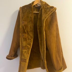 Vintage Coat furry warm vintage vibes Size Large
